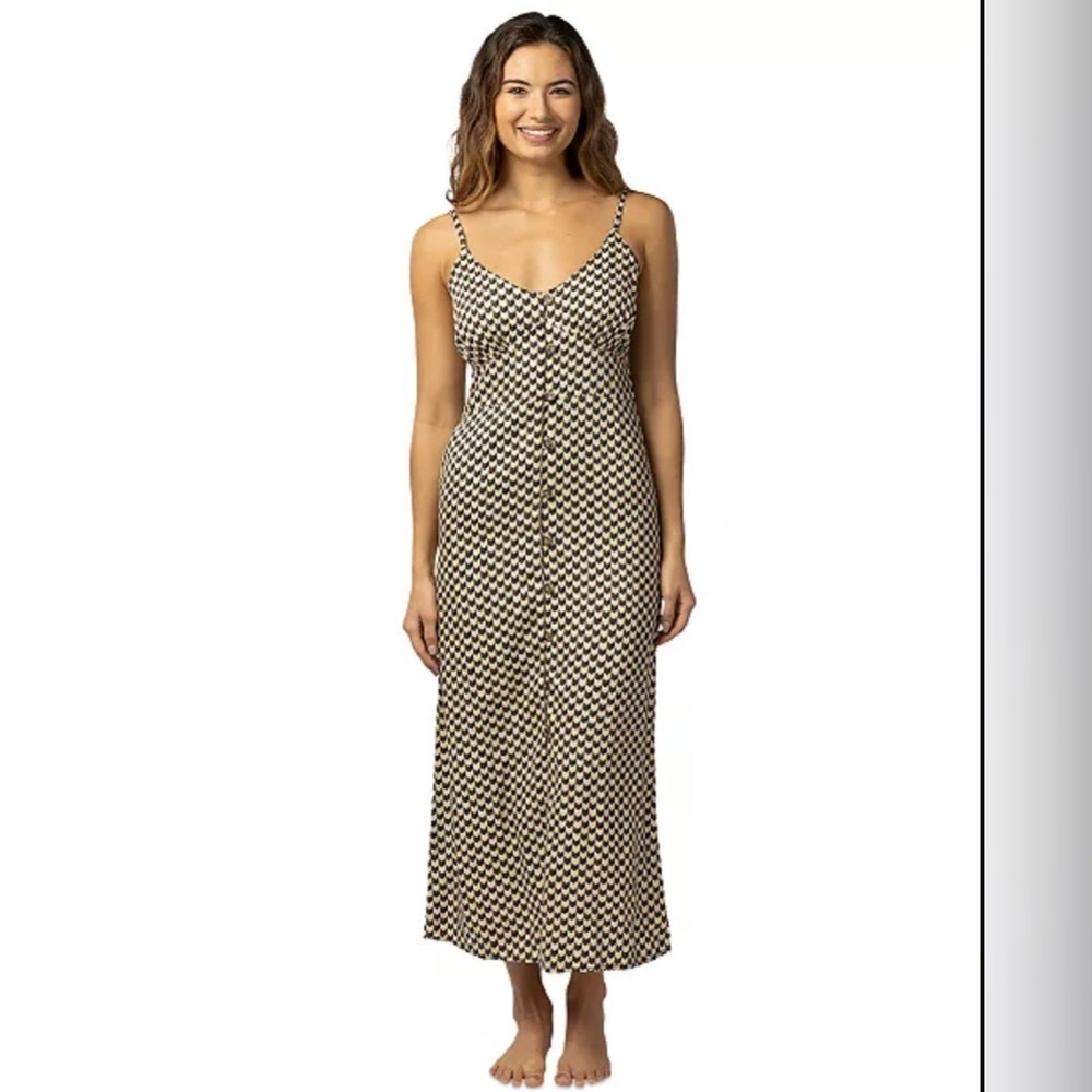 Rip Curl Black and White Midi Dress